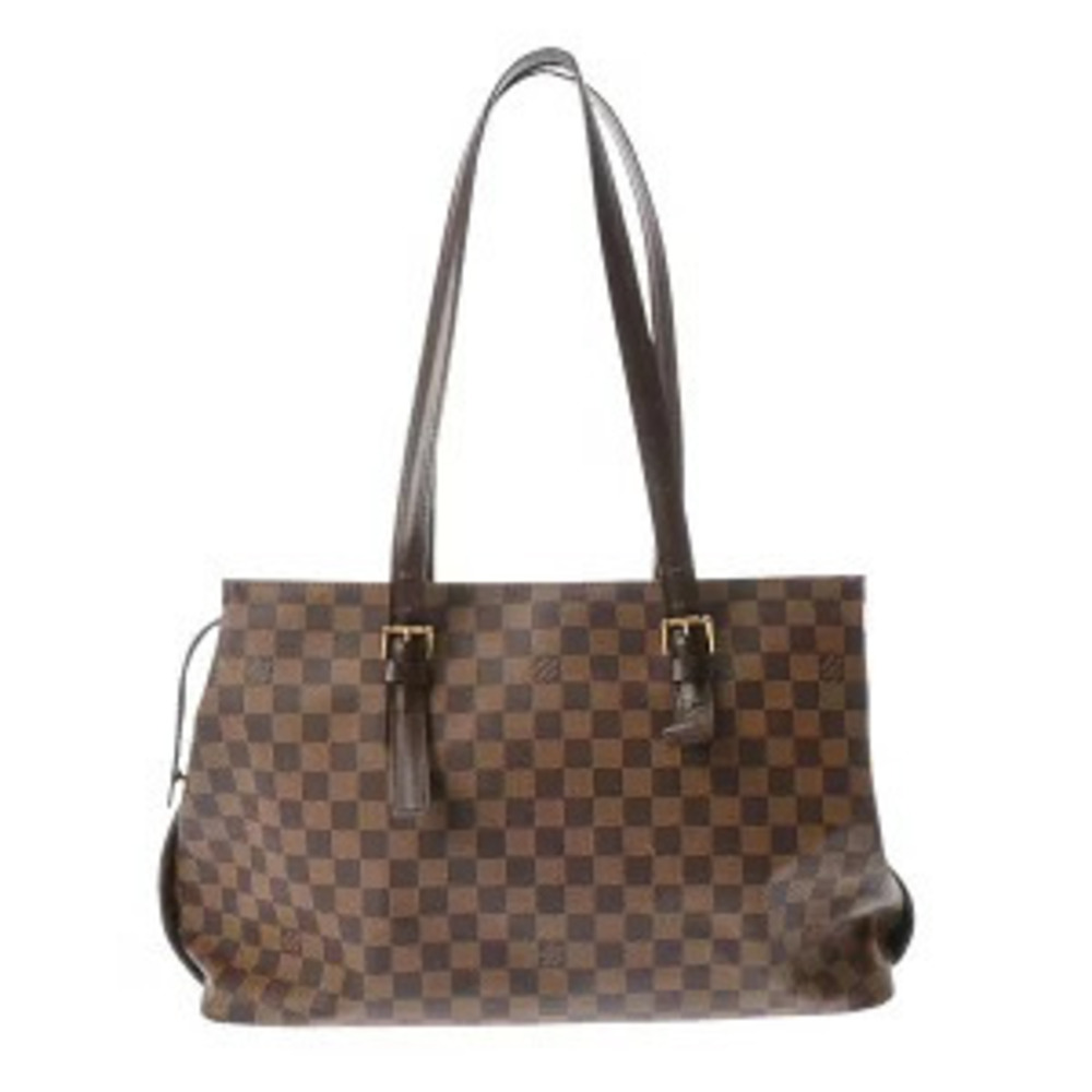 Louis Vuitton Damier Chelsea Ebene Brown Canvas Tote Bag